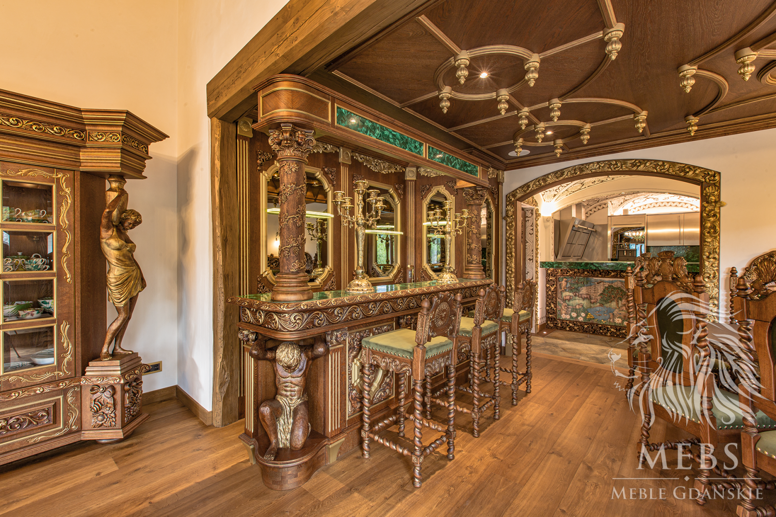Ekskluzywny bar dębowy